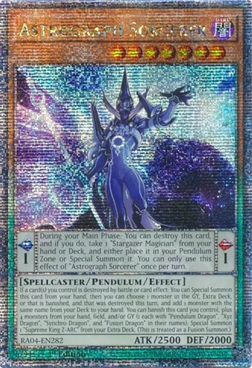 Astrograph Sorcerer [RA04-EN282] Quarter Century Secret Rare | Exor Games Dartmouth