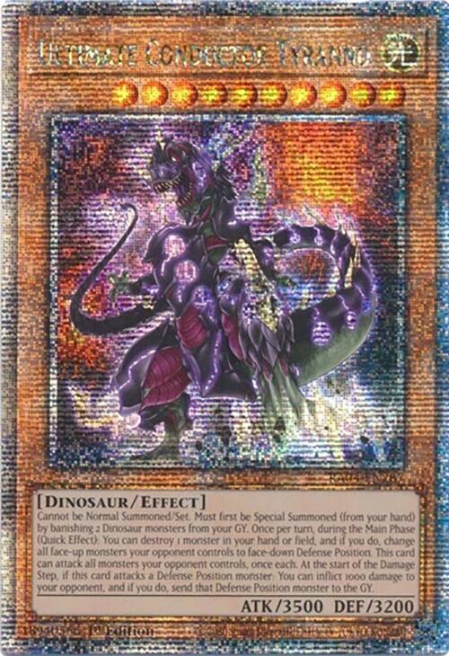 Ultimate Conductor Tyranno [RA04-EN287] Quarter Century Secret Rare | Exor Games Dartmouth