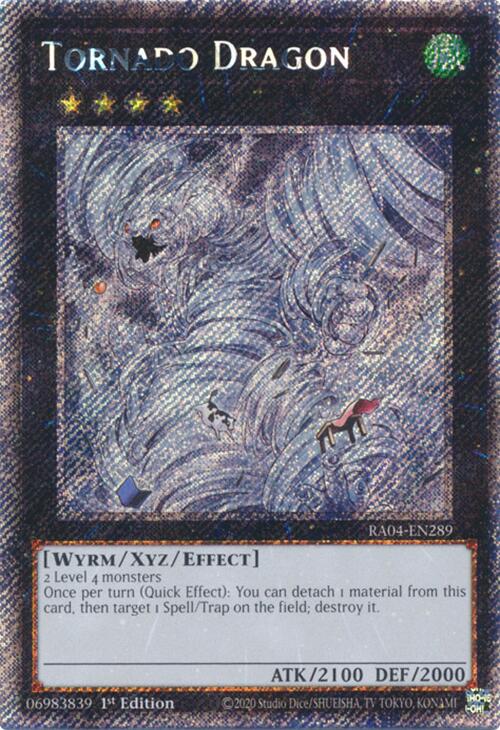 Tornado Dragon [RA04-EN289] Platinum Secret Rare | Exor Games Dartmouth