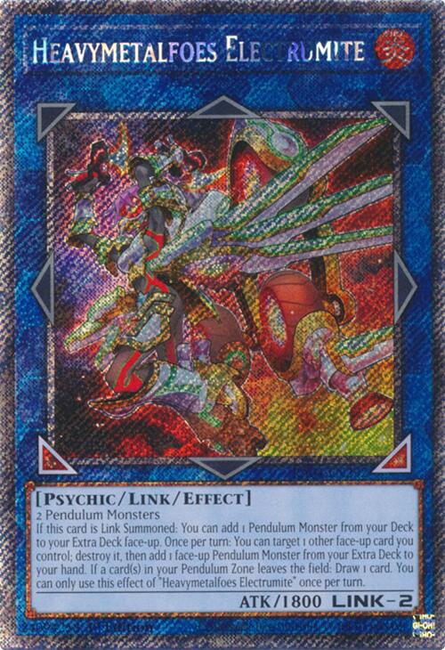 Heavymetalfoes Electrumite [RA04-EN292] Platinum Secret Rare | Exor Games Dartmouth