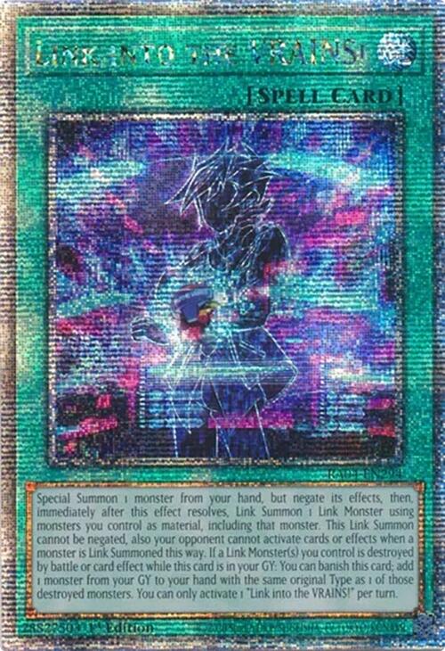 Link into the VRAINS! [RA04-EN294] Quarter Century Secret Rare | Exor Games Dartmouth