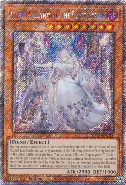 Lovely Labrynth of the Silver Castle [RA04-EN295] Platinum Secret Rare | Exor Games Dartmouth