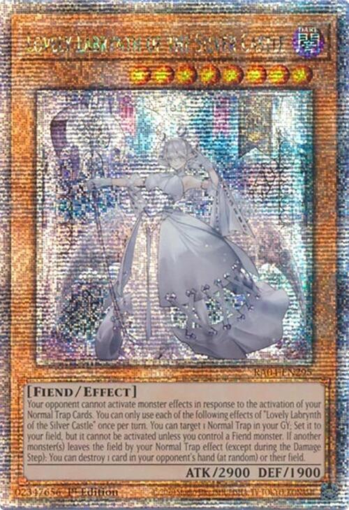 Lovely Labrynth of the Silver Castle [RA04-EN295] Quarter Century Secret Rare | Exor Games Dartmouth