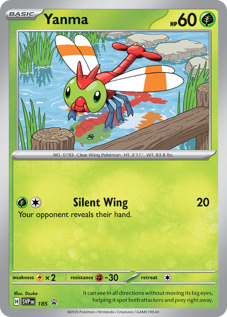 Yanma (185) [Scarlet & Violet: Black Star Promos] | Exor Games Dartmouth