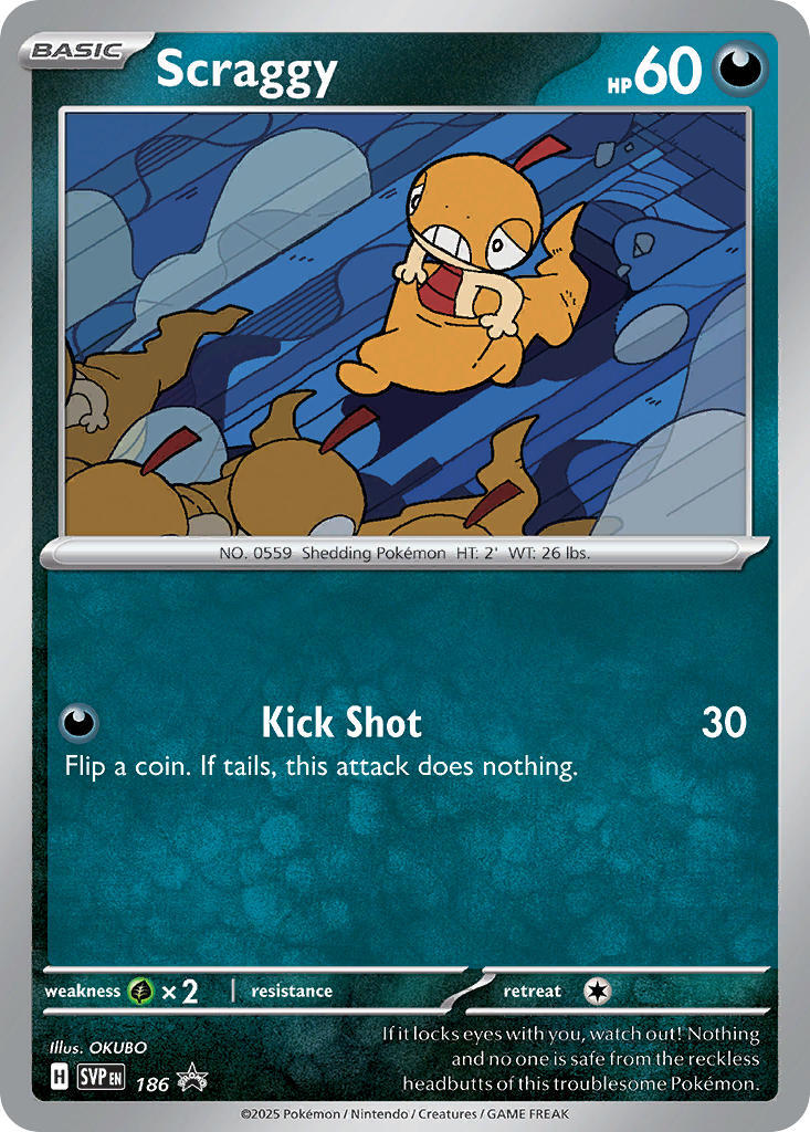 Scraggy (186) [Scarlet & Violet: Black Star Promos] | Exor Games Dartmouth