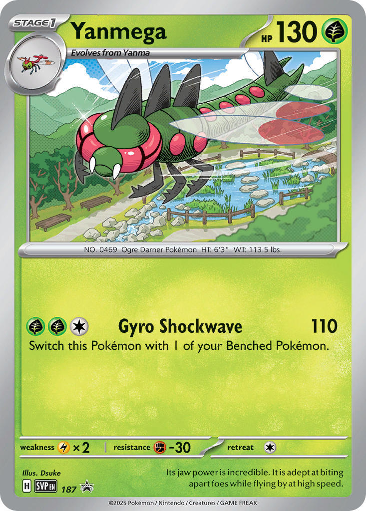 Yanmega (187) [Scarlet & Violet: Black Star Promos] | Exor Games Dartmouth