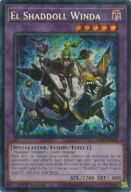 El Shaddoll Winda [RA04-EN052] Secret Rare | Exor Games Dartmouth
