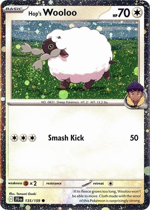 Hop's Wooloo (135/159) (Cosmos Holo) [Scarlet & Violet: Journey Together] | Exor Games Dartmouth