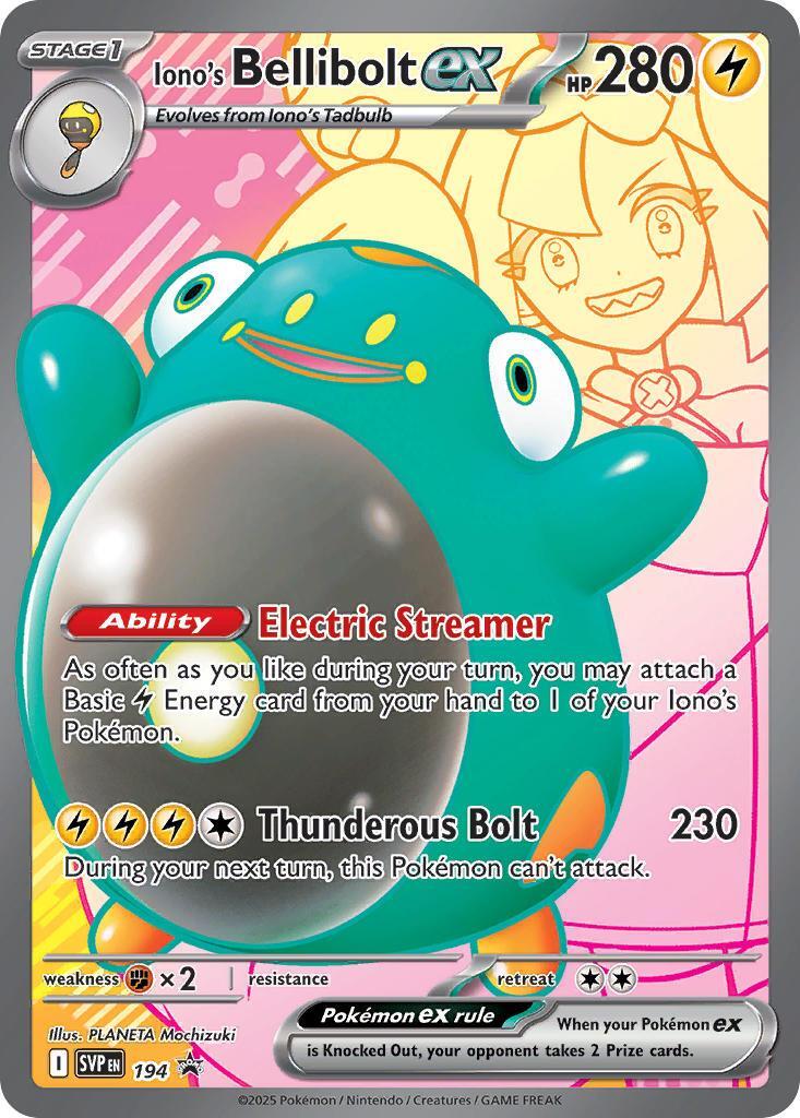 Iono's Bellibolt ex (194) [Scarlet & Violet: Black Star Promos] | Exor Games Dartmouth
