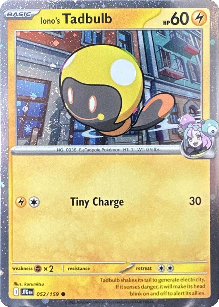 Iono's Tadbulb (052/159) (Cosmos Holo) [Scarlet & Violet: Journey Together] | Exor Games Dartmouth