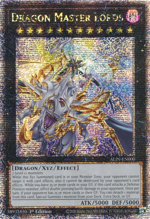 Dragon Master Lords [ALIN-EN000] Quarter Century Secret Rare | Exor Games Dartmouth