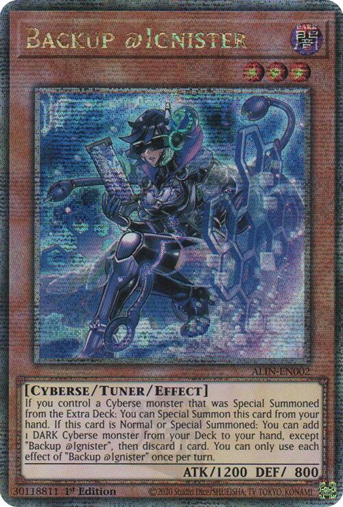 Backup @Ignister [ALIN-EN002] Quarter Century Secret Rare | Exor Games Dartmouth