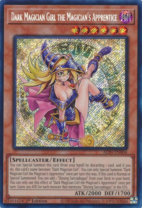 Dark Magician Girl the Magician's Apprentice [ALIN-EN004] Secret Rare | Exor Games Dartmouth