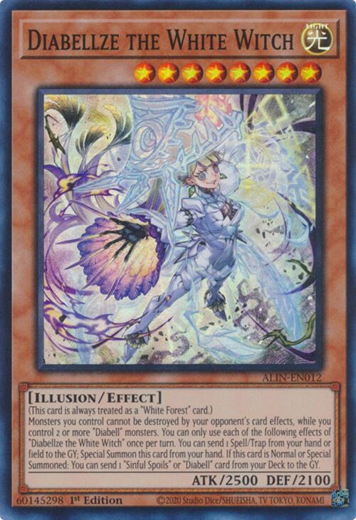 Diabellze the White Witch [ALIN-EN012] Super Rare | Exor Games Dartmouth