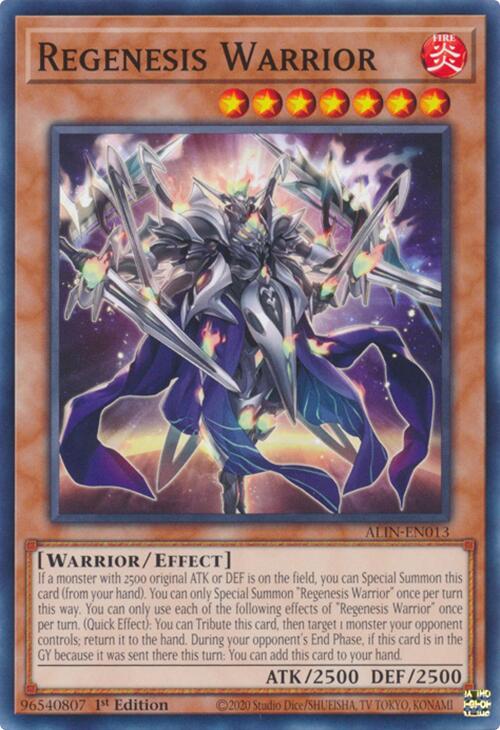 Regenesis Warrior [ALIN-EN013] Common | Exor Games Dartmouth