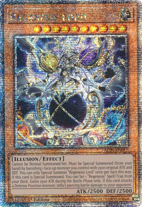 Regenesis Lord [ALIN-EN017] Quarter Century Secret Rare | Exor Games Dartmouth