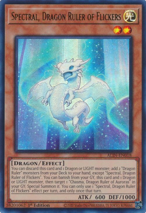 Spectral, Dragon Ruler of Flickers [ALIN-EN018] Ultra Rare | Exor Games Dartmouth