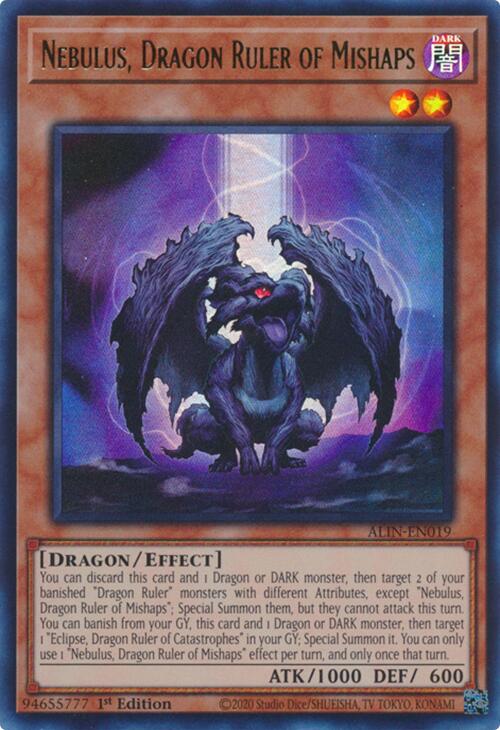 Nebulus, Dragon Ruler of Mishaps [ALIN-EN019] Ultra Rare | Exor Games Dartmouth