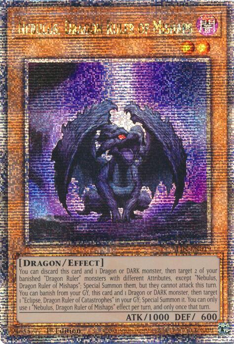 Nebulus, Dragon Ruler of Mishaps [ALIN-EN019] Quarter Century Secret Rare | Exor Games Dartmouth