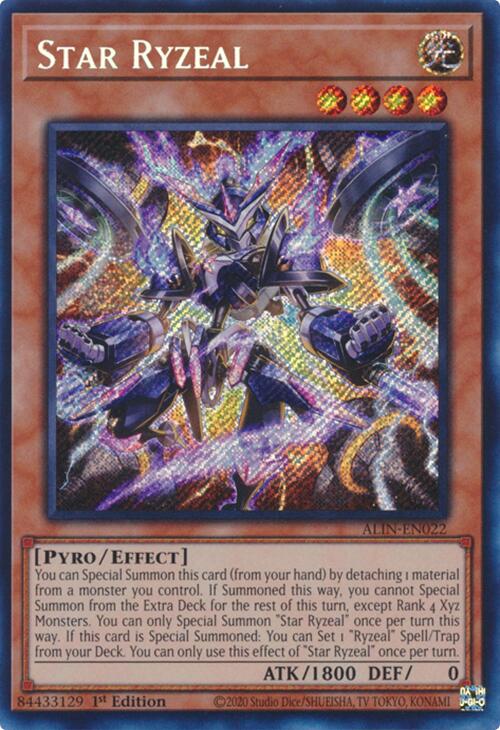 Star Ryzeal [ALIN-EN022] Secret Rare | Exor Games Dartmouth