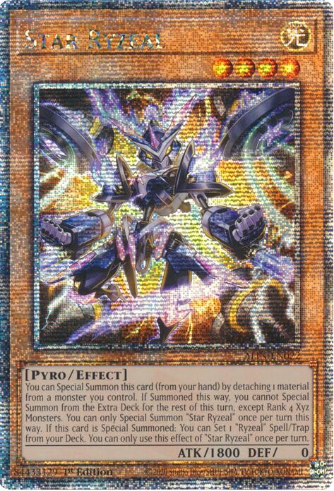 Star Ryzeal [ALIN-EN022] Quarter Century Secret Rare | Exor Games Dartmouth
