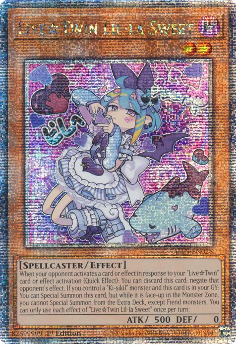 Live Twin Lil-la Sweet [ALIN-EN028] Quarter Century Secret Rare | Exor Games Dartmouth
