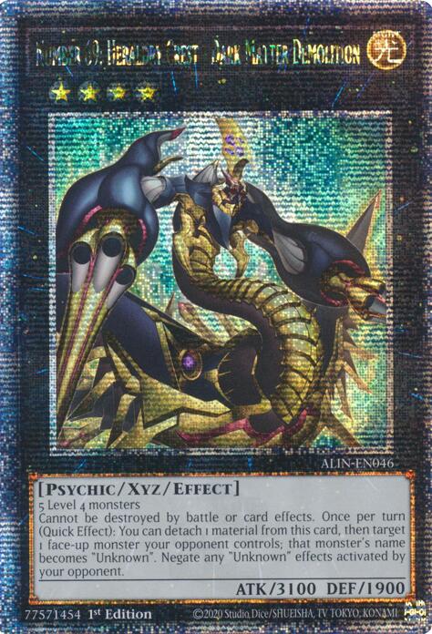 Number 69: Heraldry Crest - Dark Matter Demolition [ALIN-EN046] Quarter Century Secret Rare | Exor Games Dartmouth