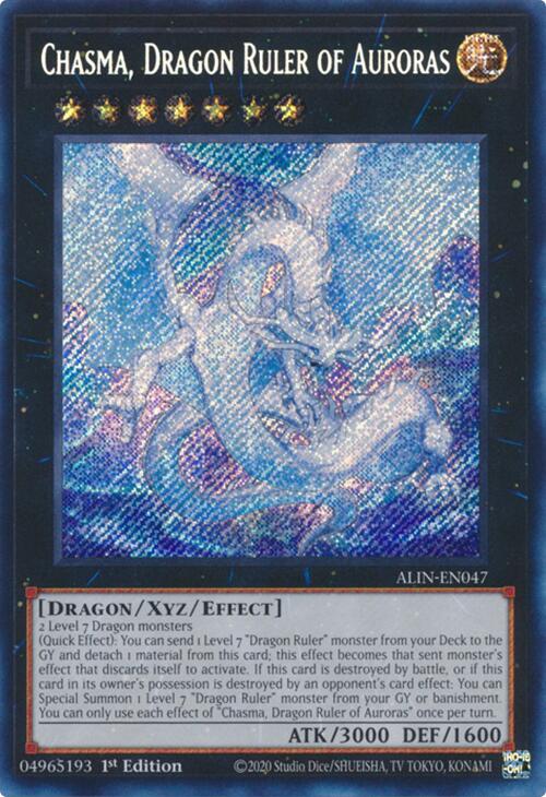 Chasma, Dragon Ruler of Auroras [ALIN-EN047] Secret Rare | Exor Games Dartmouth