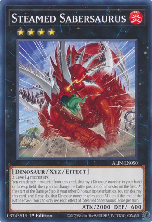 Steamed Sabersaurus [ALIN-EN050] Common | Exor Games Dartmouth