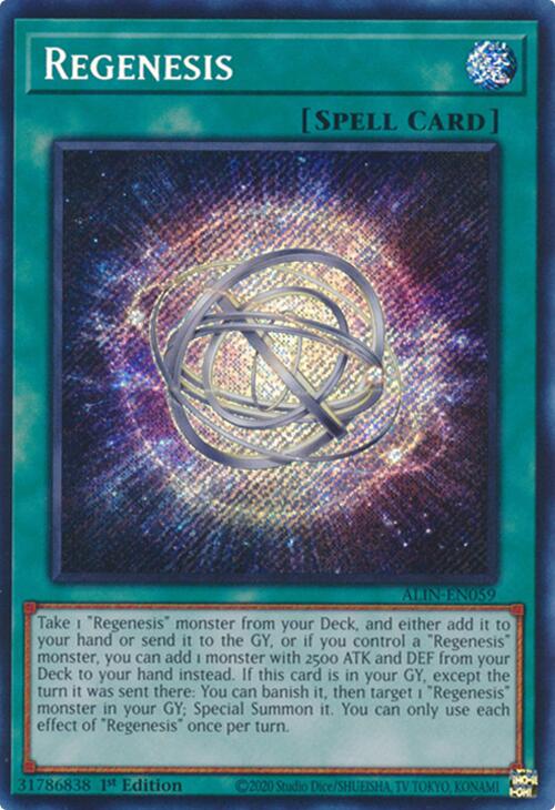 Regenesis [ALIN-EN059] Secret Rare | Exor Games Dartmouth