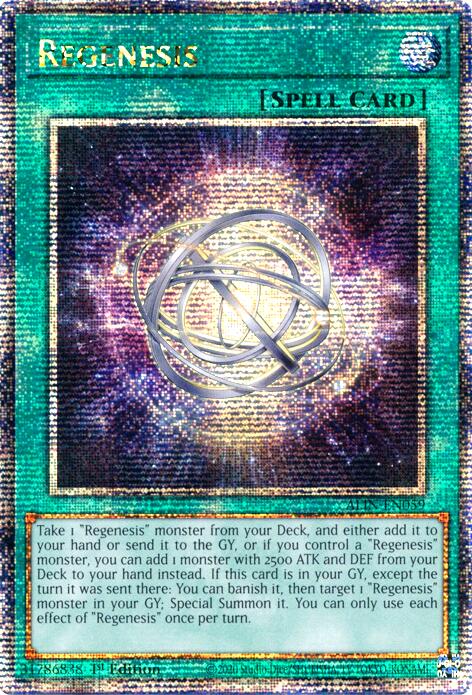 Regenesis [ALIN-EN059] Quarter Century Secret Rare | Exor Games Dartmouth