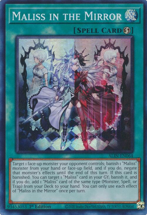 Maliss in the Mirror [ALIN-EN064] Super Rare | Exor Games Dartmouth