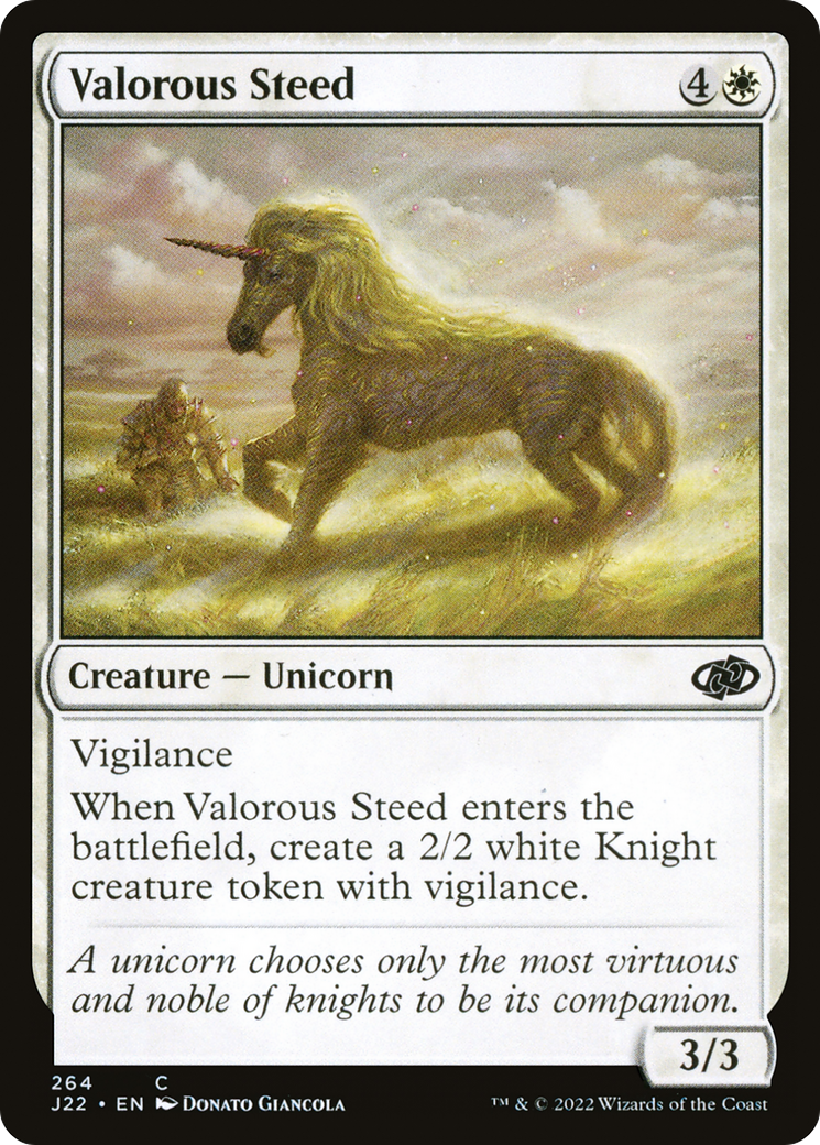 Valorous Steed [Jumpstart 2022] | Exor Games Dartmouth