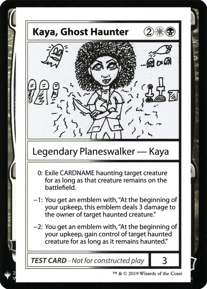 Kaya, Ghost Haunter [Mystery Booster Playtest Cards] | Exor Games Dartmouth