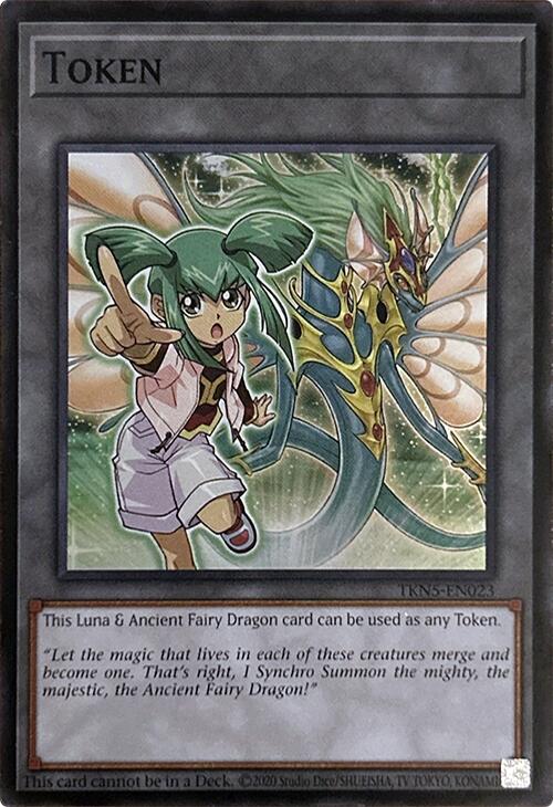 Token (Luna & Ancient Fairy Dragon) [TKN5-EN023] Super Rare | Exor Games Dartmouth
