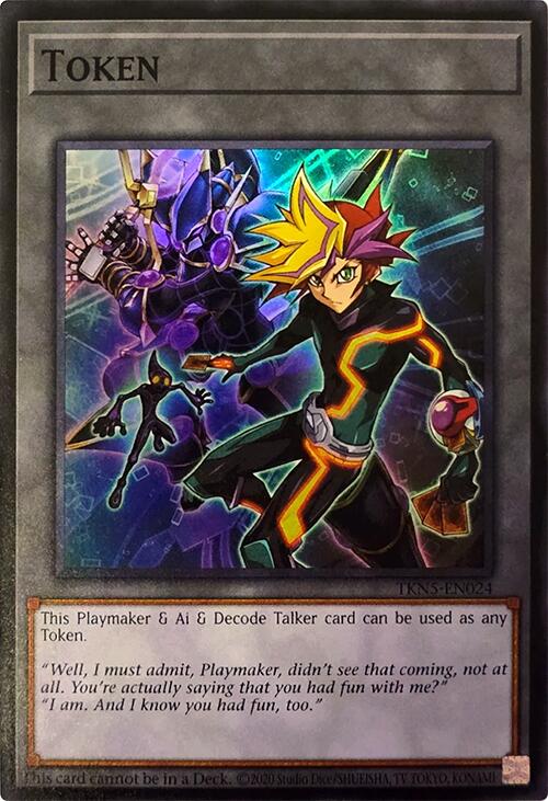 Token (Playmaker & Ai & Decode Talker) [TKN5-EN024] Super Rare | Exor Games Dartmouth