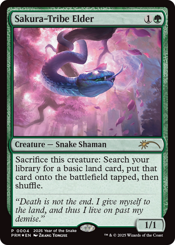 Sakura-Tribe Elder (Year of the Snake 2025) [Standard Showdown Promos] | Exor Games Dartmouth