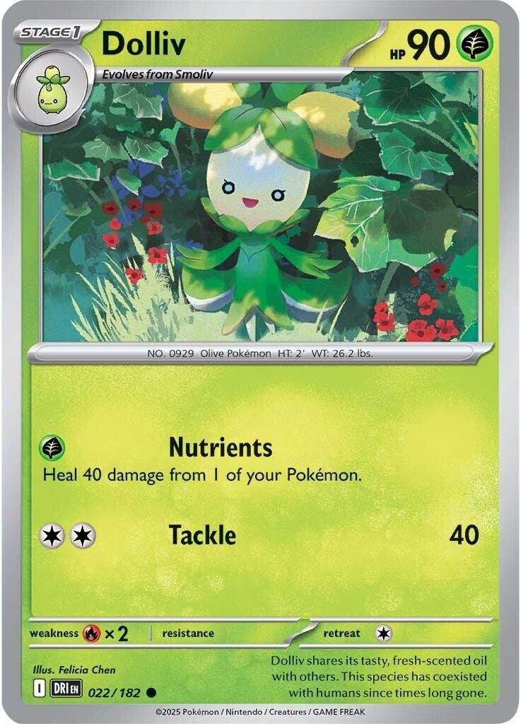 Dolliv (022/182) [Scarlet & Violet: Destined Rivals] | Exor Games Dartmouth