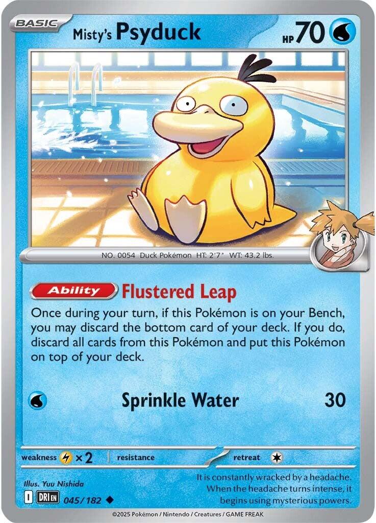 Misty's Psyduck (045/182) [Scarlet & Violet: Destined Rivals] | Exor Games Dartmouth