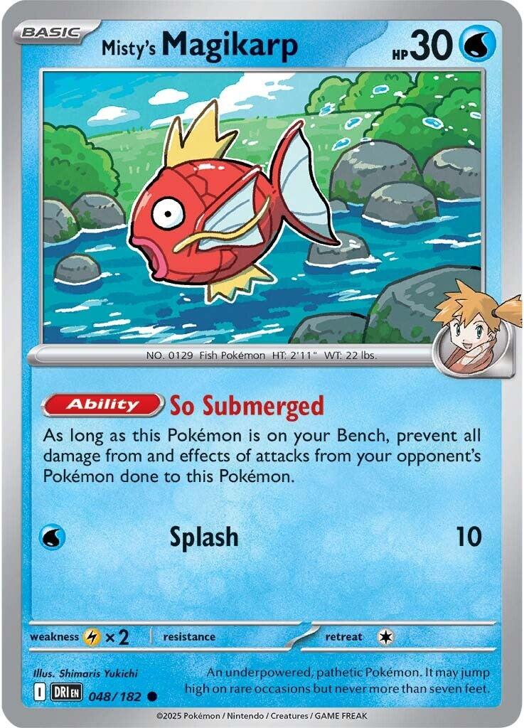 Misty's Magikarp (048/182) [Scarlet & Violet: Destined Rivals] | Exor Games Dartmouth