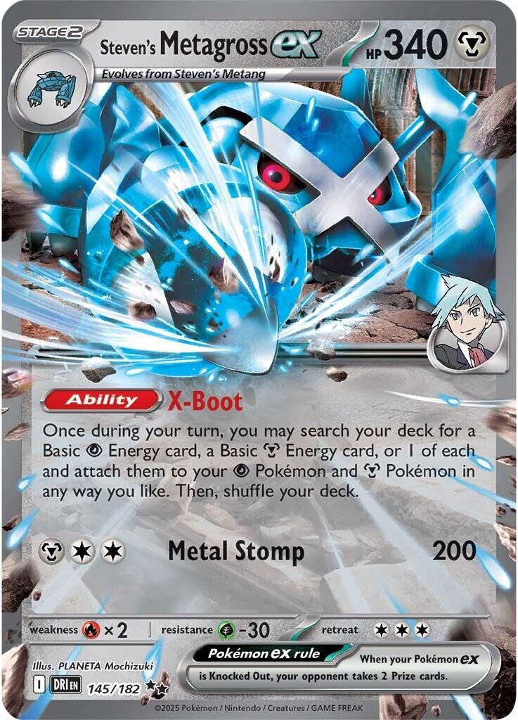 Steven's Metagross ex (145/182) [Scarlet & Violet: Destined Rivals] | Exor Games Dartmouth