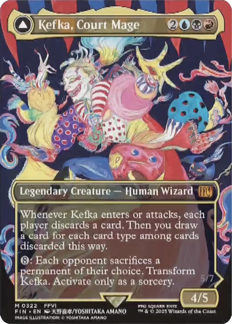 Kefka, Court Mage // Kefka, Ruler of Ruin (Borderless) (0322) [FINAL FANTASY] | Exor Games Dartmouth