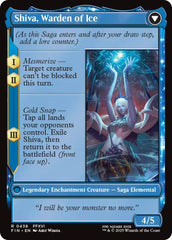 Jill, Shiva's Dominant // Shiva, Warden of Ice (Extended Art) [FINAL FANTASY] | Exor Games Dartmouth