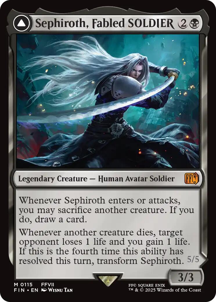 Sephiroth, Fabled SOLDIER // Sephiroth, One-Winged Angel [FINAL FANTASY] | Exor Games Dartmouth