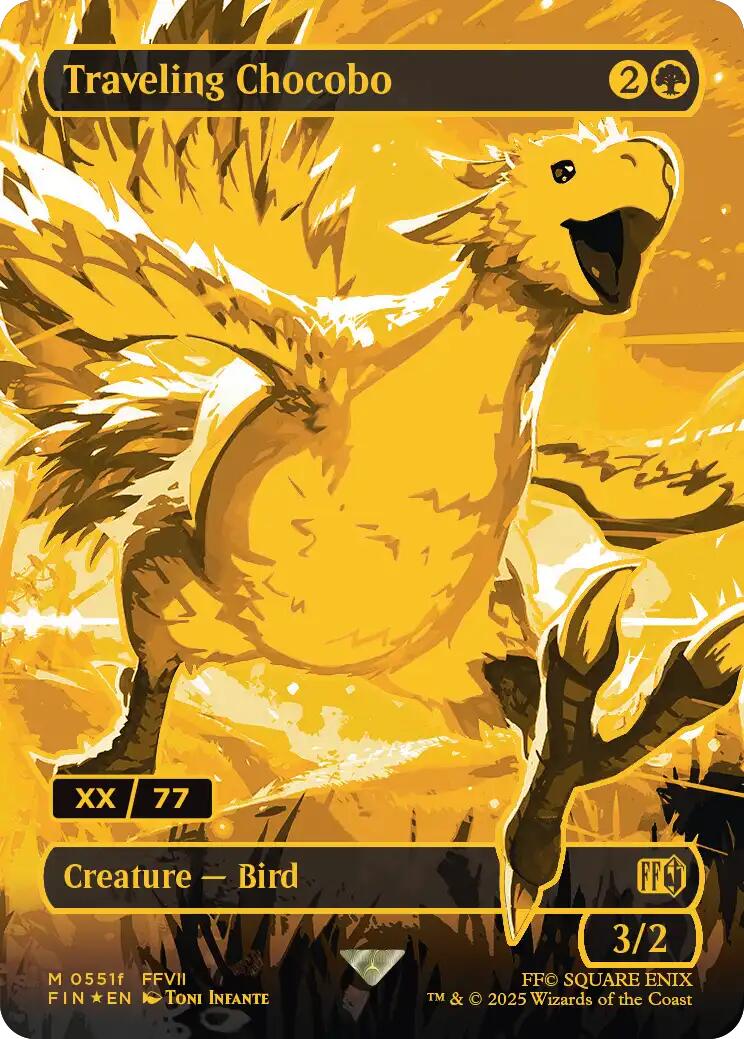 Traveling Chocobo (Borderless) (Serial Numbered) [FINAL FANTASY] | Exor Games Dartmouth
