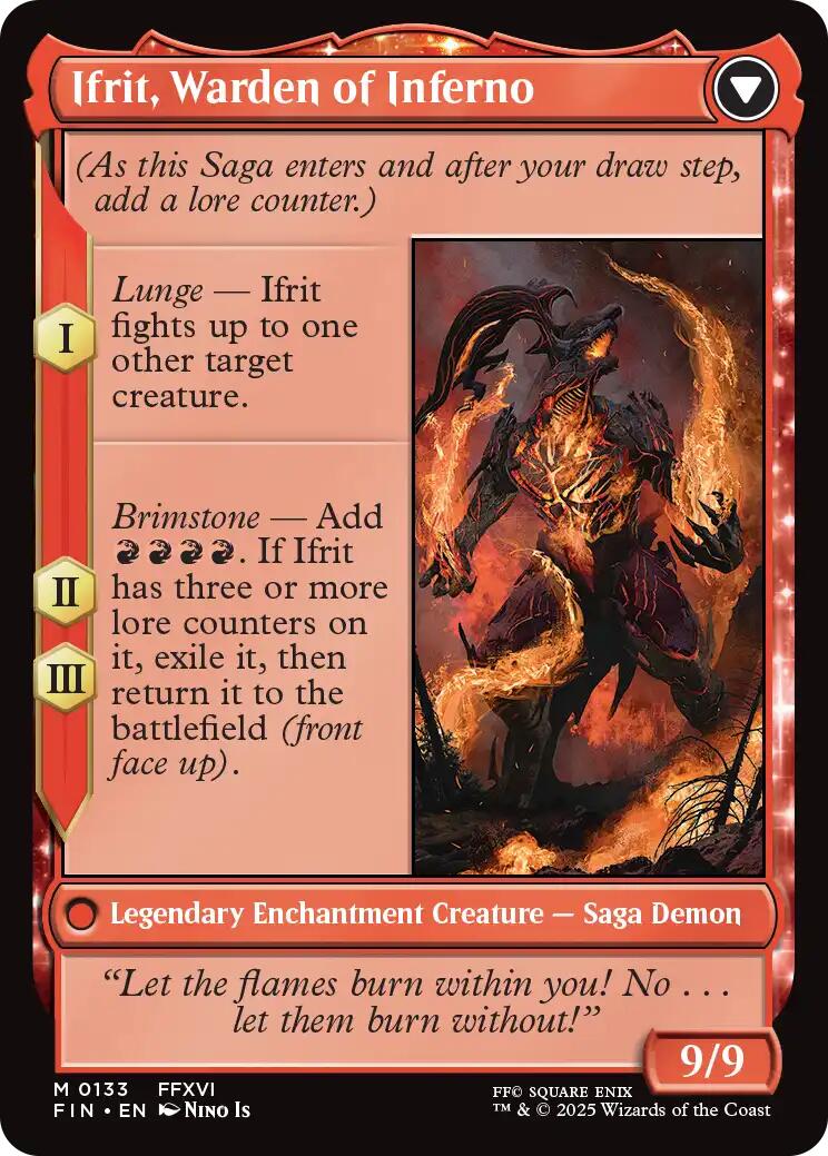 Clive, Ifrit's Dominant // Ifrit, Warden of Inferno [FINAL FANTASY] | Exor Games Dartmouth