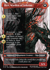 Clive, Ifrit's Dominant // Ifrit, Warden of Inferno (Borderless) (0318) [FINAL FANTASY] | Exor Games Dartmouth