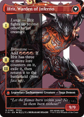 Clive, Ifrit's Dominant // Ifrit, Warden of Inferno (Borderless) (0385) [FINAL FANTASY] | Exor Games Dartmouth