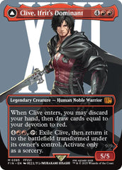 Clive, Ifrit's Dominant // Ifrit, Warden of Inferno (Borderless) (0385) [FINAL FANTASY] | Exor Games Dartmouth