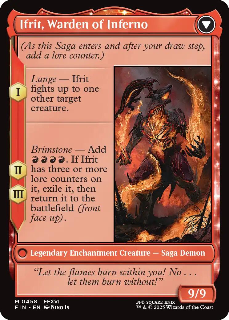Clive, Ifrit's Dominant // Ifrit, Warden of Inferno (Extended Art) [FINAL FANTASY] | Exor Games Dartmouth